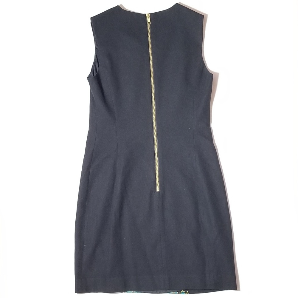 Tabitha Split Diamonds Embroidered Mod Shift Dress - image 7